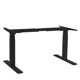 Hæve sænkebord stel, EP 6000, 3-leddet el-stel, anti-kollisionssystem, memory funktion, flere farver, (1 stk.) (Sort)