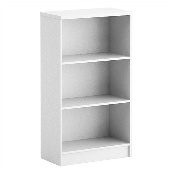 Kontorreol, 3 rum reol til kontor, 2 hylder, 37x69,5x123,3cm, EPF ECO, flere farver, (1 stk.) (Hvid)