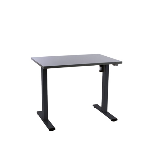 Lille hæve sænkebord, elektrisk, 60x90cm, EP Home Office, flere stel-farver (1 stk.) (Sort)