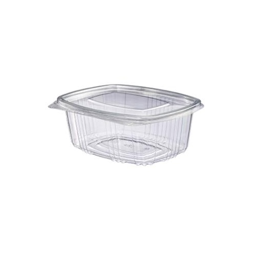 Salatbæger, VNO, rekt, klar, PET, 750ml, m/låg, 177x125x63mm, V65, (400 stk.)