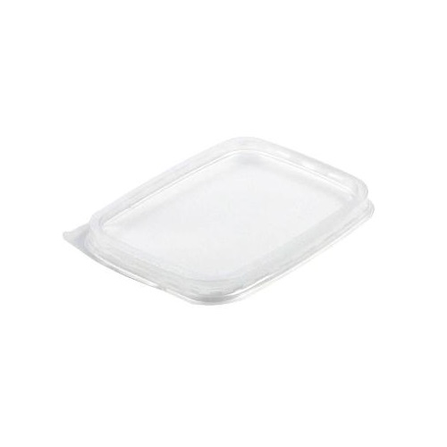 Plastlåg, 10,8x8,2cm, PP, Klar, til Salatbæger, (1000 stk.)
