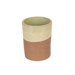 Kaffekop uden hank, 17cl, stentøj, DESIGN BY CHARLOTTE, flere varianter, (1 stk.) (Guld, mint)