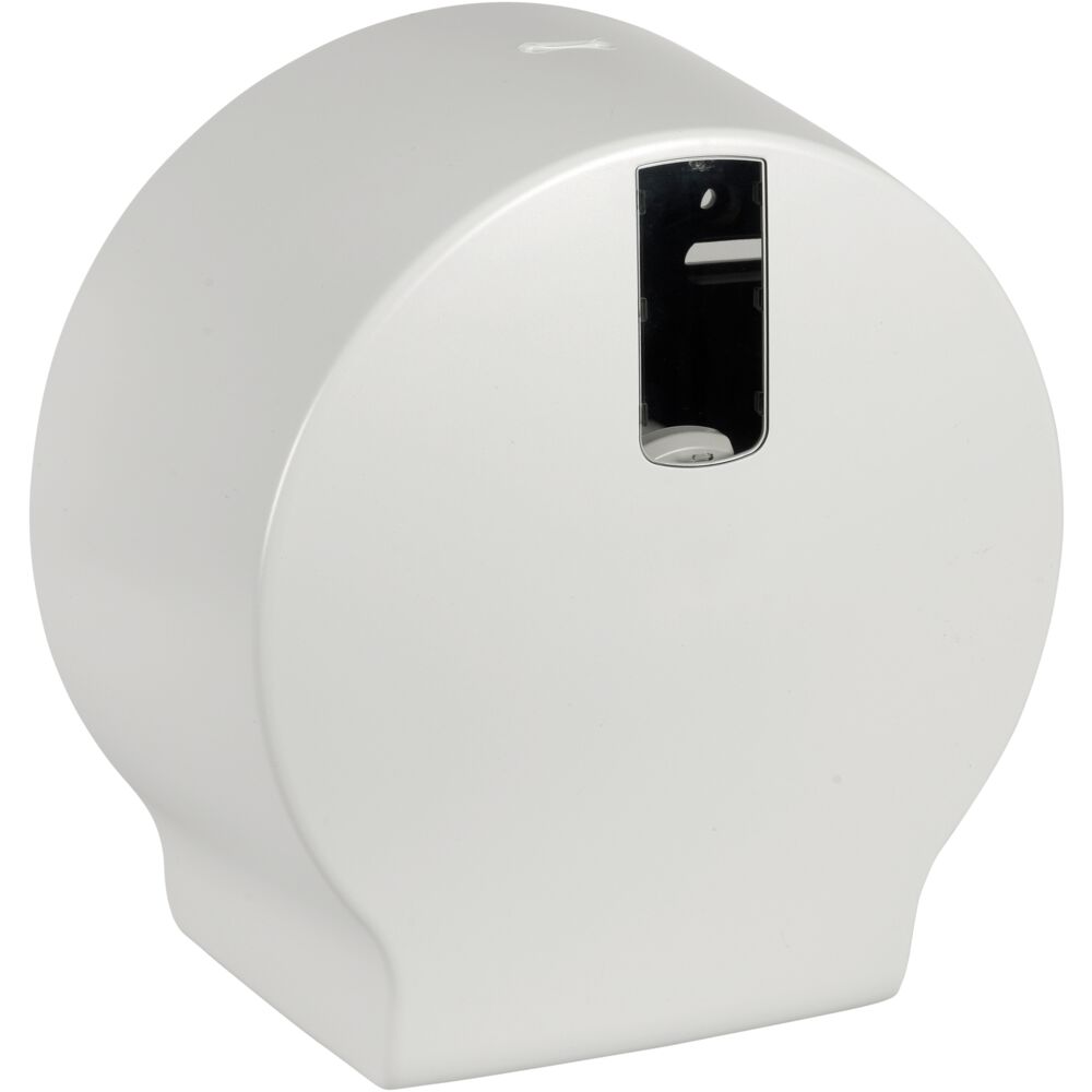 Dispenser, Classic Recycled, Mini, 12x26x26cm, Ø20cm, hvid, plast, til Mini jumboruller, (1 stk.)
