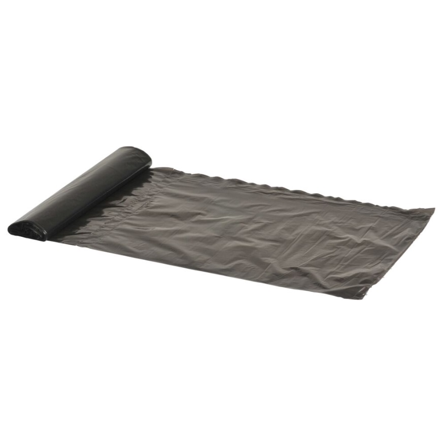 Spandepose, 30 l, 50x65cm, grå, LDPE/virgin, 18my, (32 rl á 24 stk, 768 stk.)