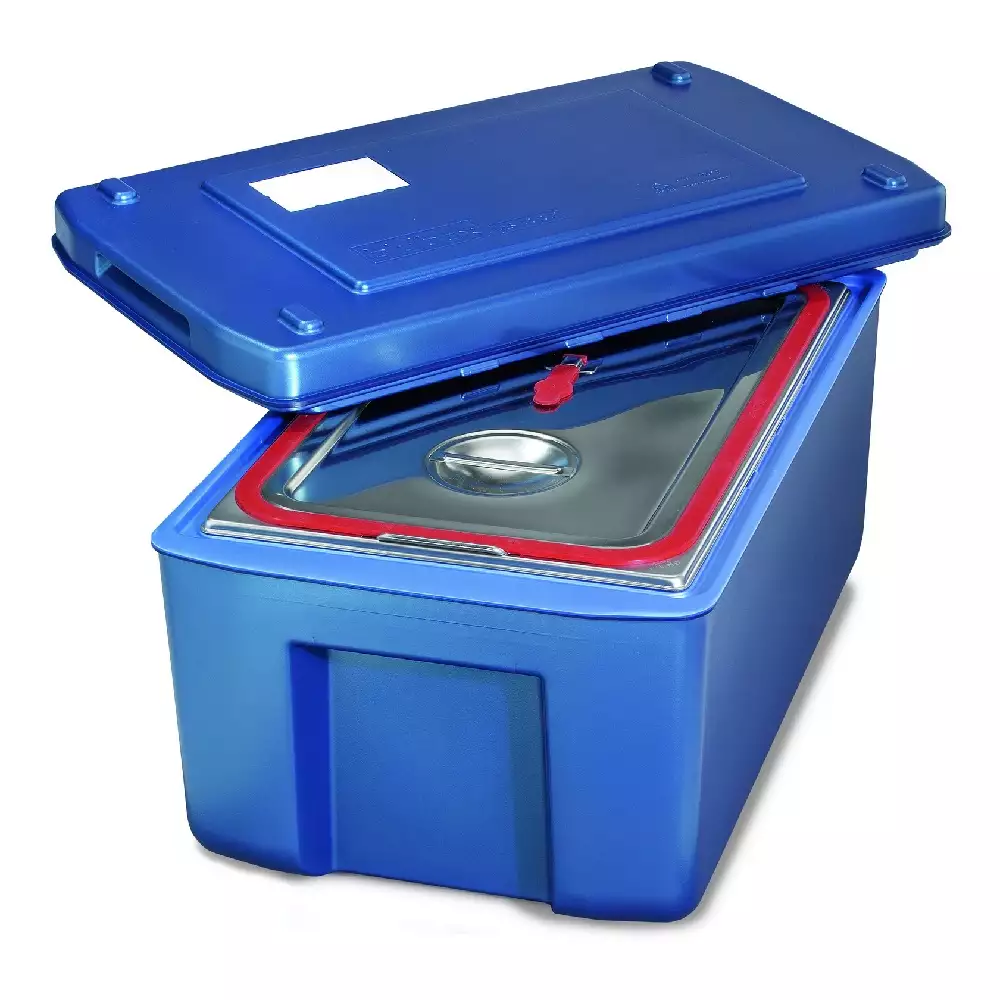 Termokasse med låg, letvægts-EPP, 26 ltr, Blu’Box 26 Eco, Thermohauser, (1 stk.)