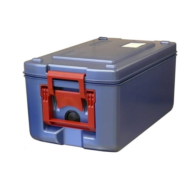 Ekstra holdbar termokasse i PP med forstærket låg & fold-ud håndtag, 26 ltr, Blu’Box 26 Plus, Thermohauser, (1 stk.)