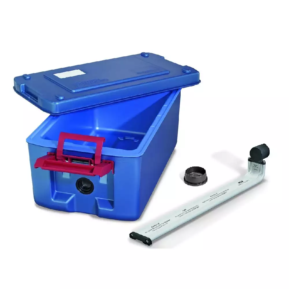 Termokasse i PP med varmebestandigt låg, 26 ltr, Blu’Box 26 Plus Hot, Thermohauser, (1 stk.)