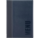 Menuomslag, Securit® TRENDY, A5, PU, flere farver, (1 stk.) (Blå)