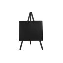 Mini tavlestafeli m/ kridtmarker, træ, 15x12,8cm, Securit, flere farver, (1 stk.) (Sort)