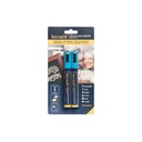 Kridtmarker med skrå spids: 2-6 mm skrivebredde, Securit, Original, flydende kridt, flere farver, (2 stk.) (Blå)