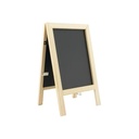 Kridtskilt inkl. kridttusch, Securit® TRUEWICH, 25x15,5x2 cm, fyrretræ/PP, natur, (1 stk.)