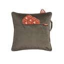 MONTANDOR pude med varmepudelomme, 45x45x12cm, stof, flere farver, Montandor, (1 stk.) (Brun)