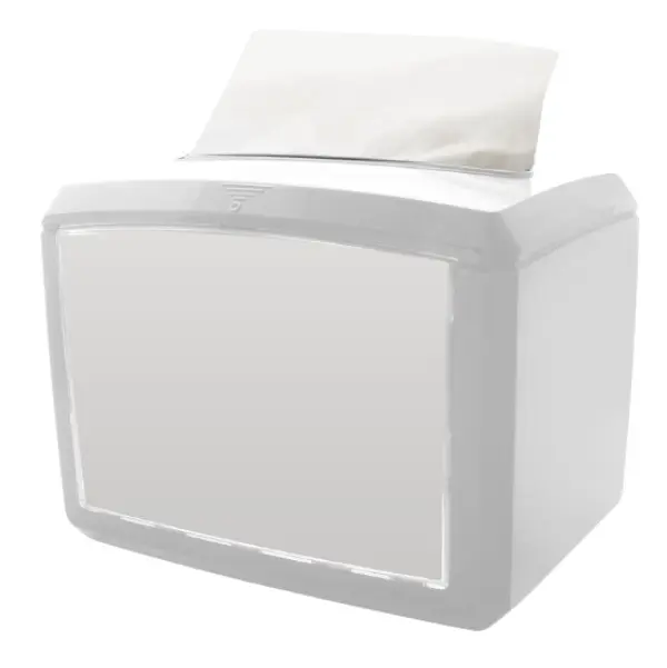 Servietdispenser, N4, GS-Basic, hvid eller sort, plast, (1 stk.) (Hvid)