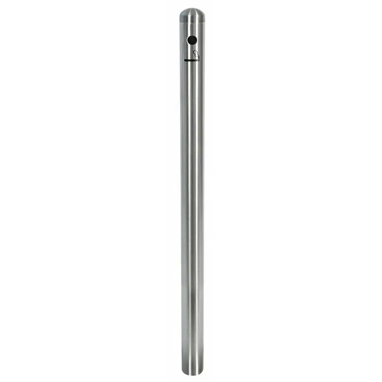 Stole til askestander, Securit Smoker Pole, 100xØ6 cm, rustfrit stål, sort eller sølv, (1 stk.)