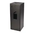 3-delt affaldsspand t/ batteri, flasker & metal - sort, Tina Trolleys, (1 stk.)