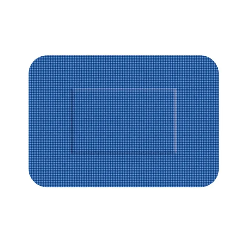 Detekterbare plastre  m/ super stretch, 50x72mm, blå, Detectaplast, (pk á 50 stk.)