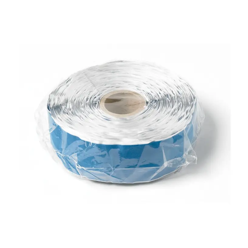 Detekterbar plasterrulle m/ super stretch, 8cm x 25m, blå, Detectaplast, (1 stk.)