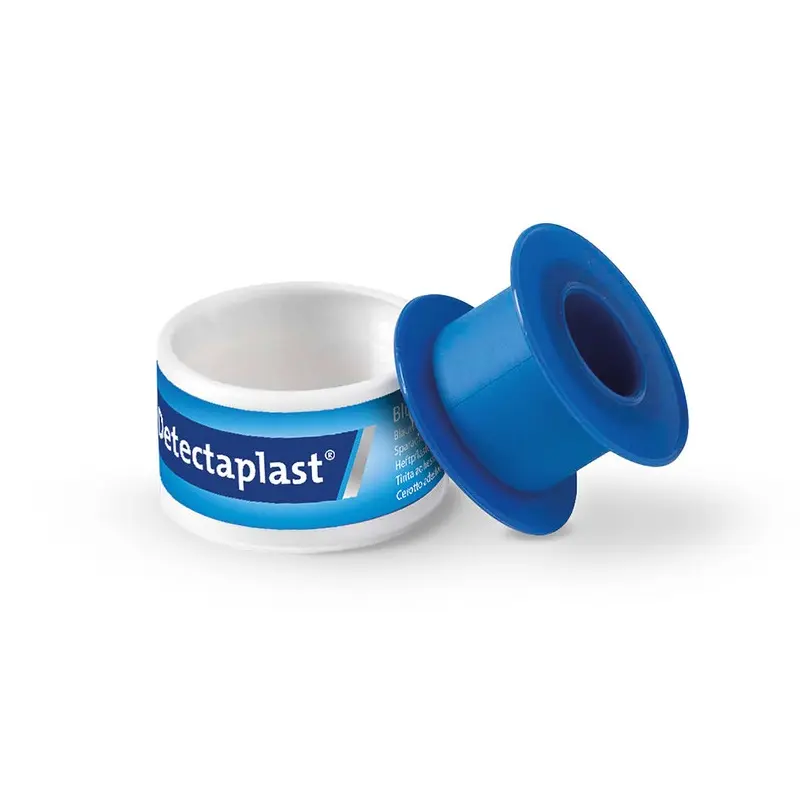 Vandtæt plastertape, Detectaplast, PE Tape, 2,5 cm x 5 m, Blå, (1 stk.)