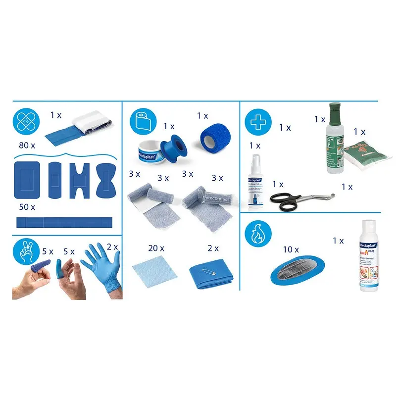 Refill t/ ekstra stor plasterboks t/ fødevareindustrien, Detectaplast, (1 stk.)