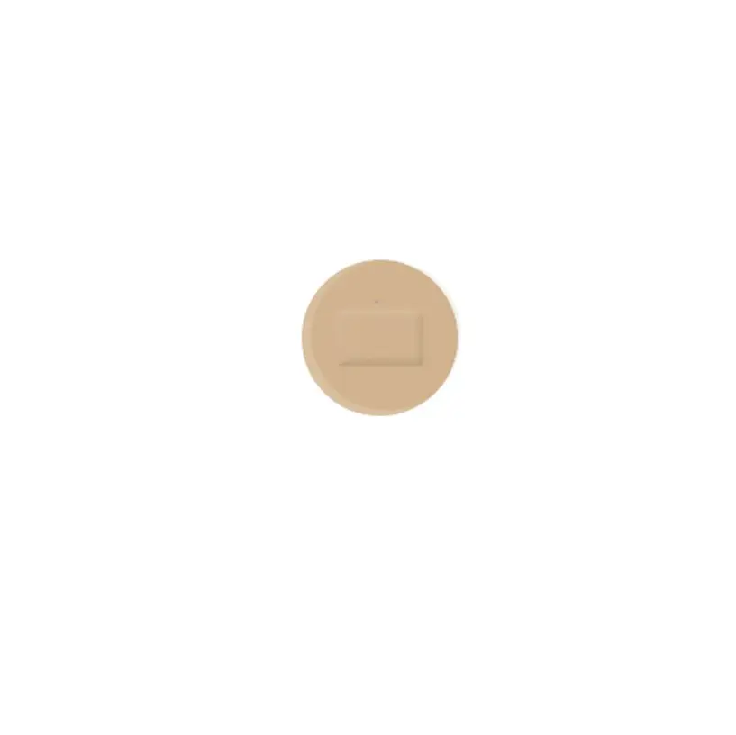 Brune vandtætte plastre, runde, Ø25mm, Protectaplast, (250 stk.)