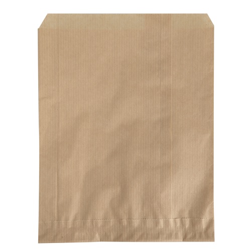 Brødpose, 33,5x21cm, 35 g/m2, brun, papir, (1000 stk.)
