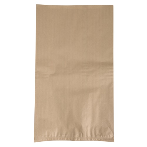 Brødpose, 33x7x14cm, 35 g/m2, brun, papir, med sidefals, (1000 stk.)