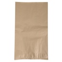 Brødpose, 33x7x14cm, 35 g/m2, brun, papir, med sidefals, (1000 stk.)