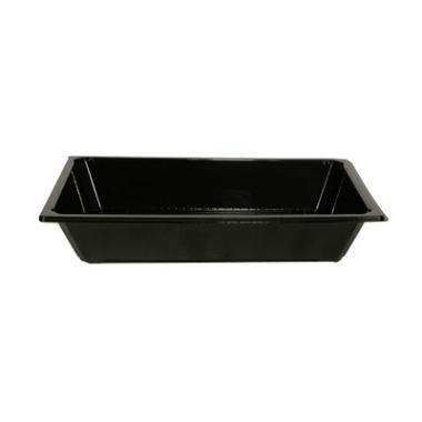 Sushibakke, M, 21,5x14,7x2,5cm, sort, RPET, tilhørende 10911, (300 stk. )
