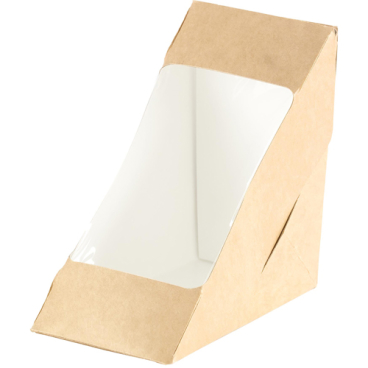 Sandwichboks, pap/PLA, plads til to, 175x75x90mm, Duni, (650 stk.)