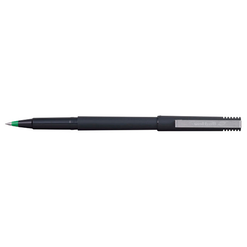 Rollerpen, Uni-ball, grøn, micro, 0,3mm, UB-120 eco, (12 stk.)