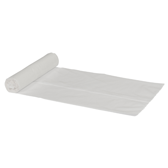 Spandeposer med stjernebund, 50 l, 60x85cm, klar, HDPE/virgin, 15 my, (15 rl á 40 stk, 600 stk.)