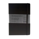Notesbog, BNT, sort, A5, ulinjeret, 96bl, 80g, (1 stk.)