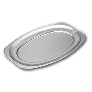 Alufad, 55x36x2,2cm, stor, oval, glat, (10 stk.)