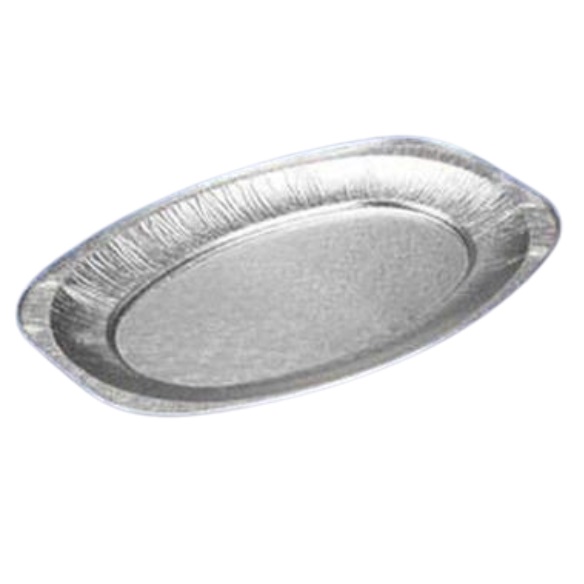 Alufad, 35,1x24,3cm, lille, Butler, oval, (80 stk.)