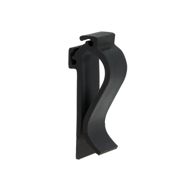 Klipsholder i sort til tavleplader, 155x122x20mm, Securit, (6 stk.)