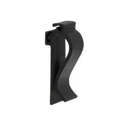 Klipsholder i sort til tavleplader, 155x122x20mm, Securit, (6 stk.)