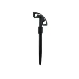 Piggeholder i sort til tavleplader, 205x120x24mm, Securit, (20 stk.)