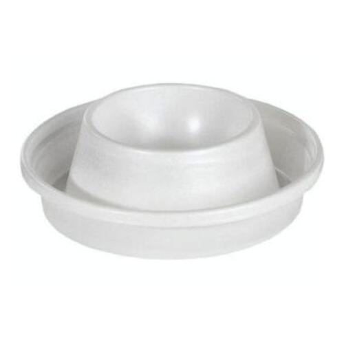 Æggebæger, Ø8cm, med Opsamlingskant, PS, Hvid (2300 stk.)