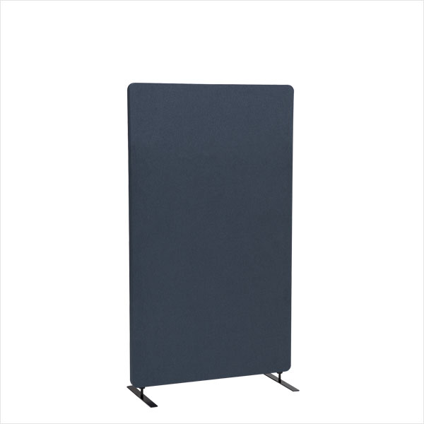 Skærmvæg til kontor, lyddæmpende, ECO Soft, flere størrelser, inkl. fødder, (1 stk.) (80x135cm)