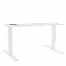 Hæve sænkebord stel, EP 6000, 3-leddet el-stel, anti-kollisionssystem, memory funktion, flere farver, (1 stk.) (Hvid)