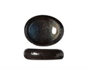 Skål, 210ml,19x15x5cm, stentøj, sort, oval, YORU, (12 stk.)