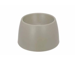 Æggebæger, beige, rund, Ø6x3,7cm, melamin, KUPO, (sæt á 4 stk.)