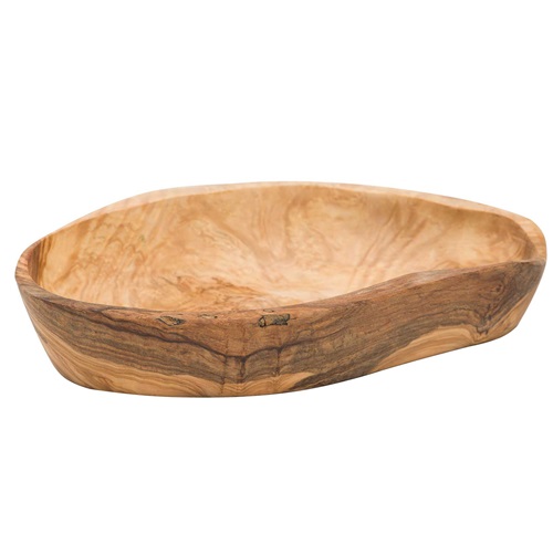 Salatskål, 20-24x14x5cm, oliventræ, ORGANIC WOOD, (1 stk.)
