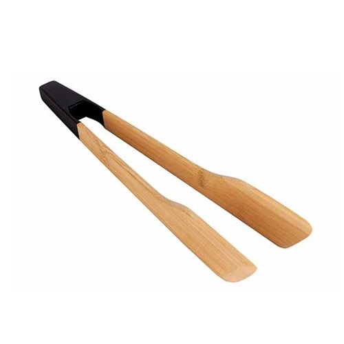 Serveringstang, bambus, Ø31,5x5x3,5cm, BLACK&WOOD, (1 stk.)