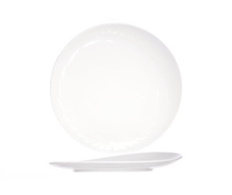 Middagstallerken, hvid, Ø24cm, porcelæn, FESTIVO, (12 stk.)
