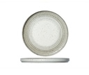 Frokosttallerken, Ø12cm, stentøj, hvid/natur-farvet, SPLENDIDO, (12 stk.)