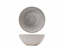 Skål, rund, Ø16x6,8cm, stentøj, støvet blå, SINTRA 2.0, (12 stk.)
