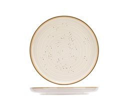 Middagstallerken, stentøj, rund, Ø27cm, cremefarvet, BALTIC, (6 stk.)