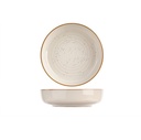 Suppetallerken, stentøj, rund, Ø18,5x5cm, cremefarvet, BALCTIC, (6 stk.)