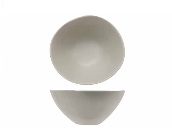Skål, rund, Ø15,2x7,2cm, beige, melamin, KUPO, (6 stk.)
